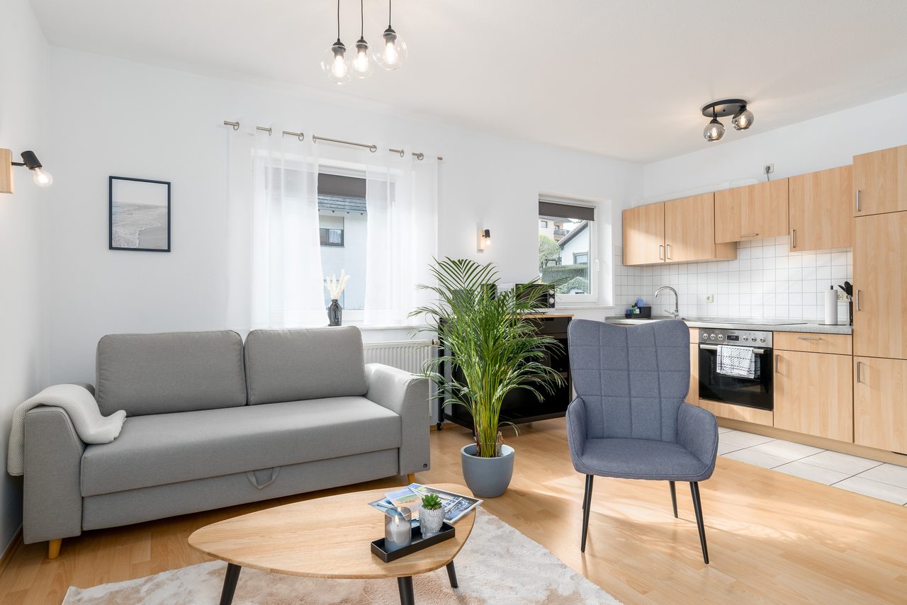 Ferienwohnung Edersee · 3 Min zum See, Terrasse