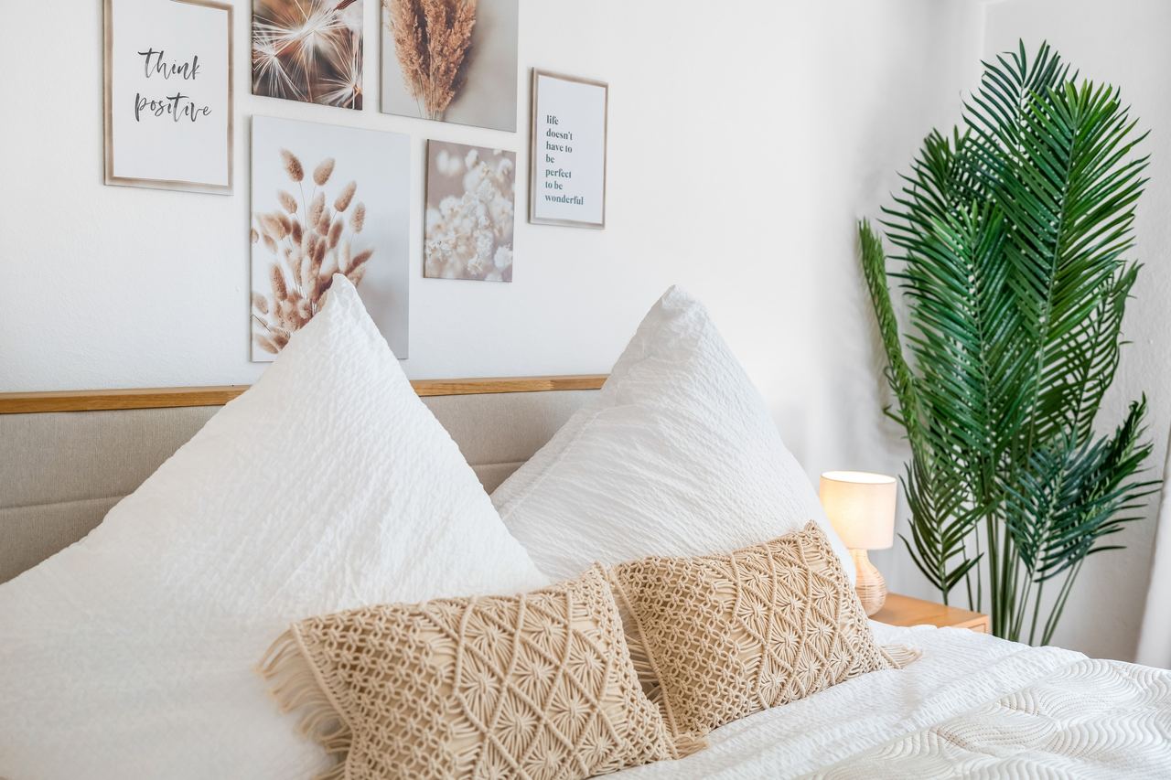 Schlafzimmer, Ferienwohnung am Edersee · Kamin & 2 Schlafzimmer, Bild 10