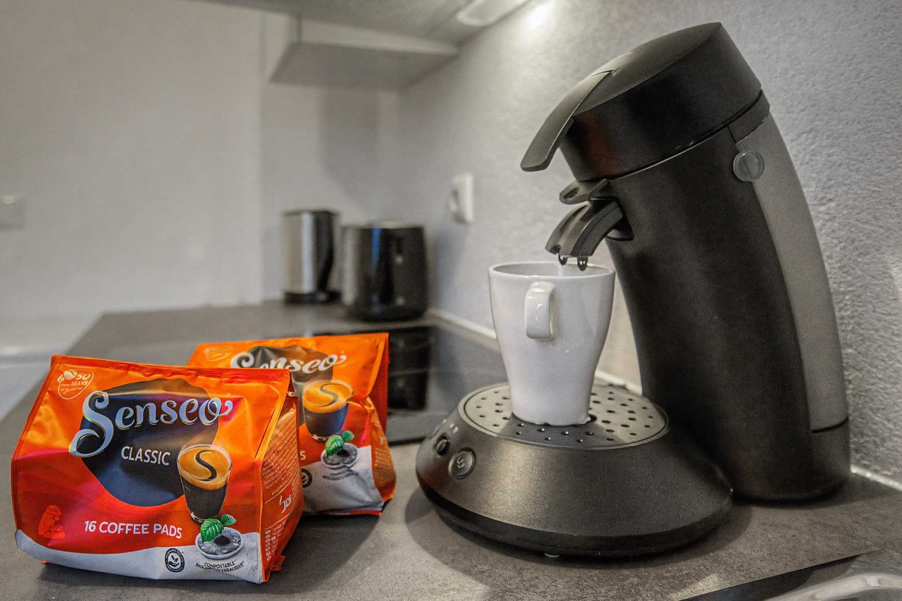 Ferienwohnung Essen, Küche zum Selberkochen mit kompletter Ausstattung