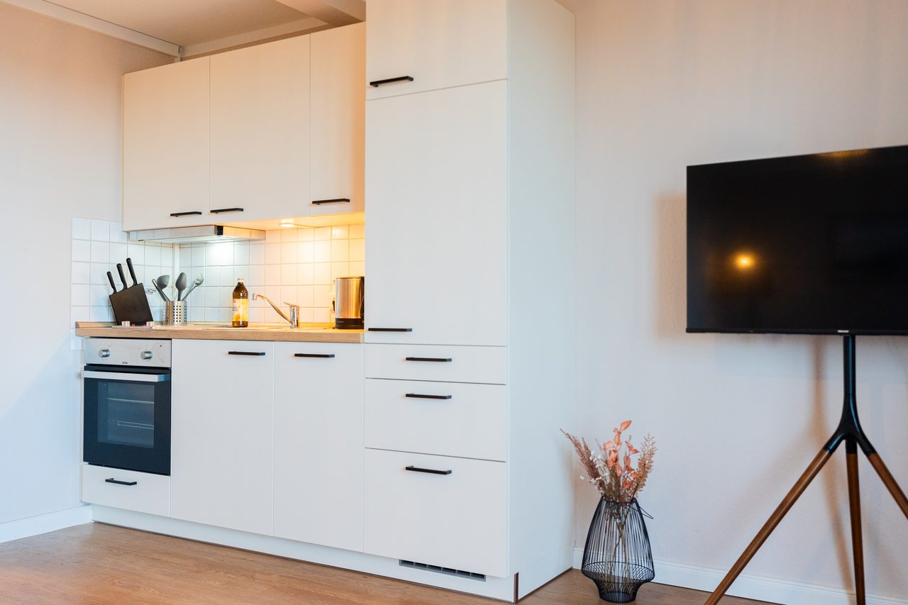 Ferienwohnung Nordseeküste Cuxhaven, voll ausgestattete Küche, Bild 10