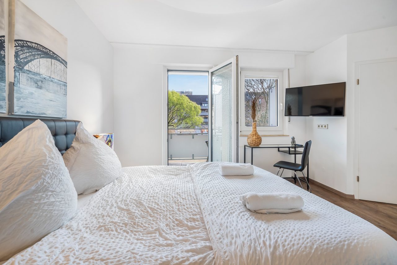 Unterkunft in Köln mit Balkon